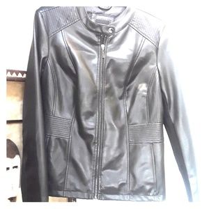 NWT Black Leather Jacket